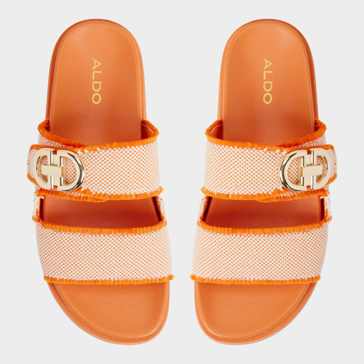 Daisymae Orange Women's Footbed sandals -  | Aldo