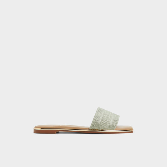 Oceania-xt Other Green Women's Flats - Slide sandal | Aldo