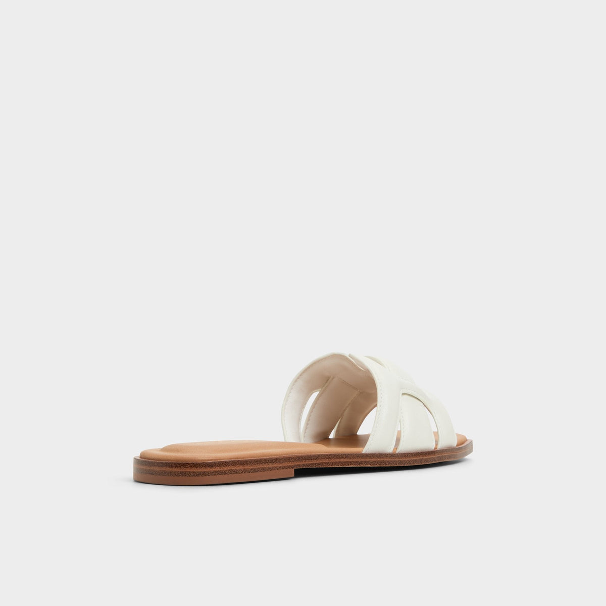 Eleny White Women's Flats - Slide sandal | Aldo