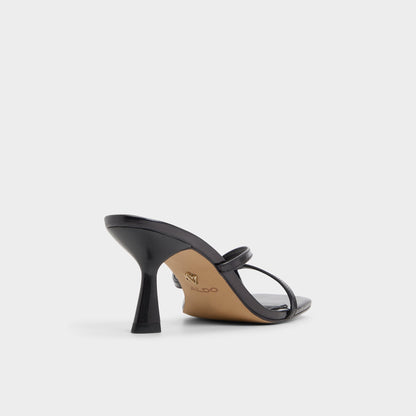 Calypsa Black Women's Animal Prints - Strappy heeled sandal, Block heel | Aldo