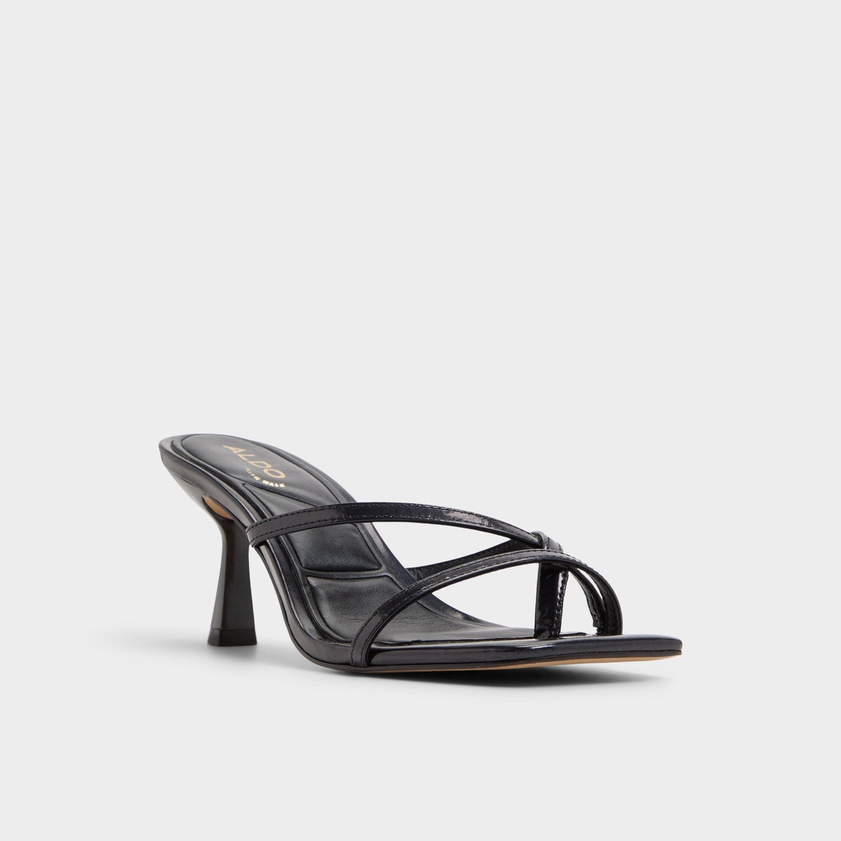 Calypsa Black Women's Animal Prints - Strappy heeled sandal, Block heel | Aldo