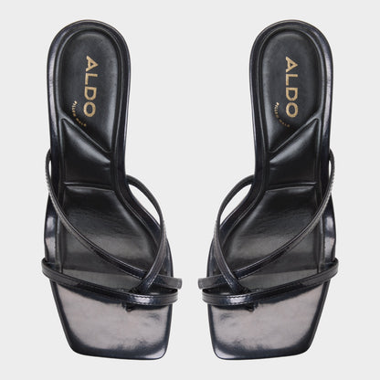 Calypsa Black Women's Animal Prints - Strappy heeled sandal, Block heel | Aldo