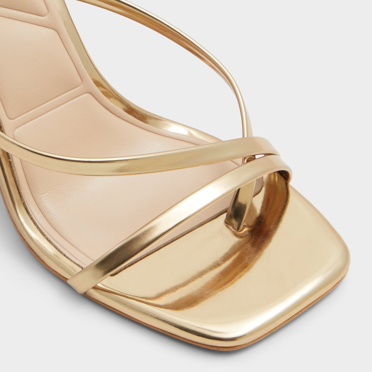 Laurader Gold Women's Block heels - Strappy heeled sandal, Block heel | Aldo