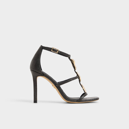 Summerdate Black Women's Strappy sandals - Strappy heeled sandal | Aldo
