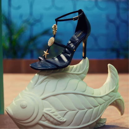 Summerdate Black Women's Strappy sandals - Strappy heeled sandal | Aldo