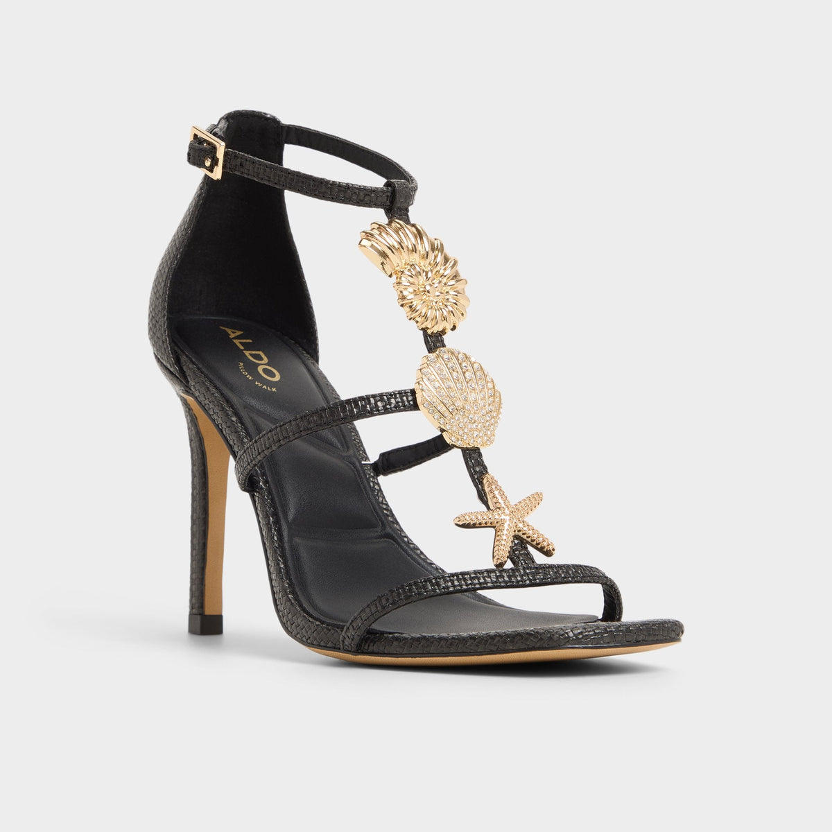 Summerdate Black Women's Strappy sandals - Strappy heeled sandal | Aldo