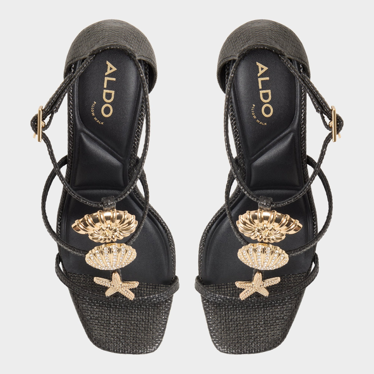 Summerdate Black Women's Strappy sandals - Strappy heeled sandal | Aldo