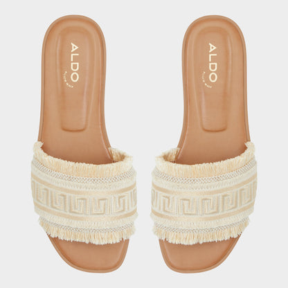 Nalani Gold Women's Flats - Slide sandal | Aldo