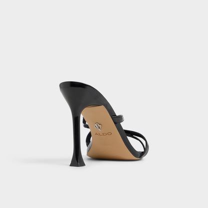 Velaia Black Women's Heeled mules - Heeled mule, Stiletto heel | Aldo