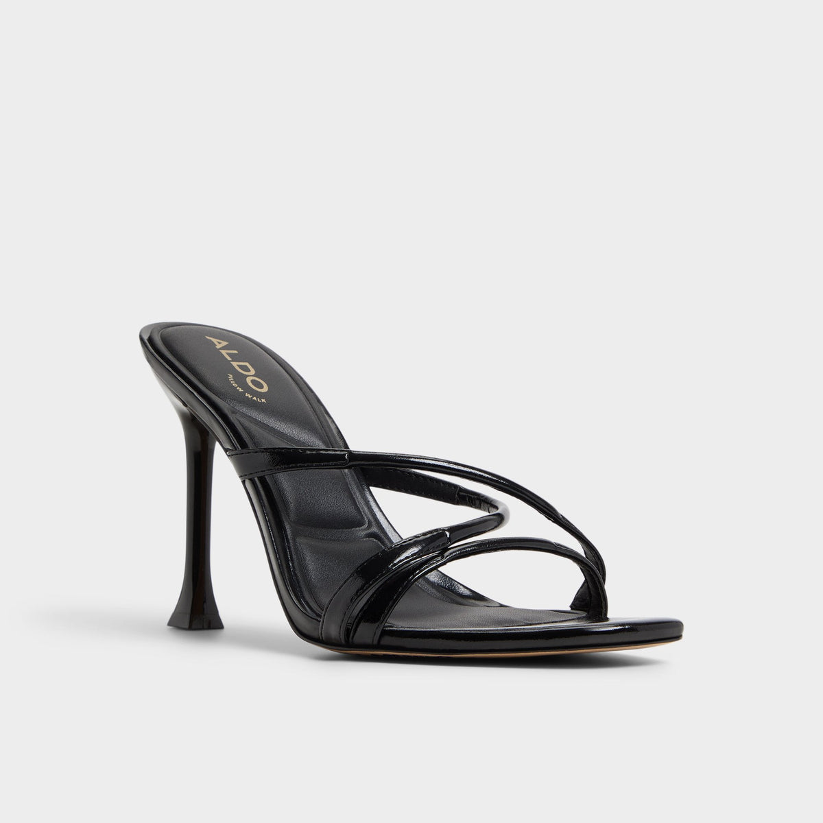 Velaia Black Women's Heeled mules - Heeled mule, Stiletto heel | Aldo