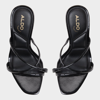 Velaia Black Women's Heeled mules - Heeled mule, Stiletto heel | Aldo