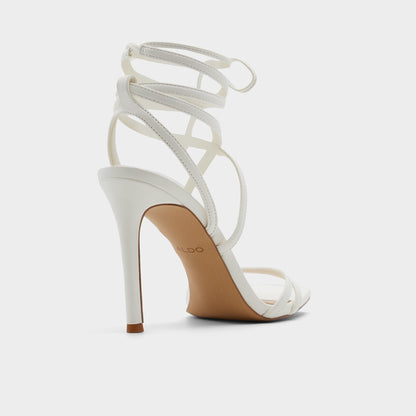 Phaedra in White - Strappy stiletto sandal, Stiletto heel | Aldo