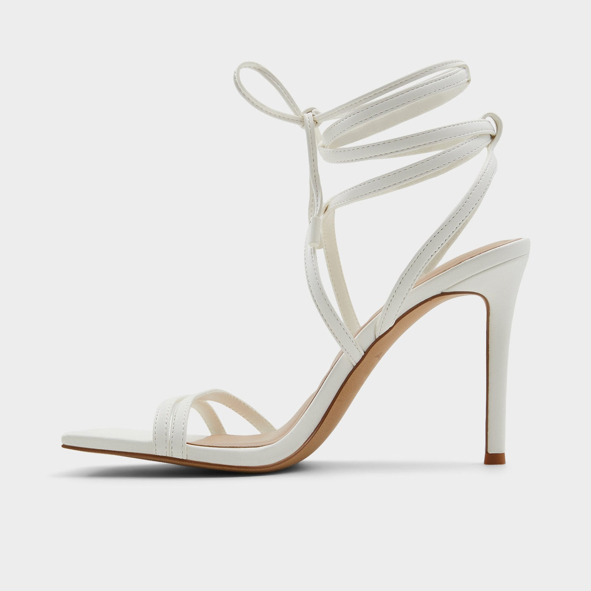 Phaedra in White - Strappy stiletto sandal, Stiletto heel | Aldo