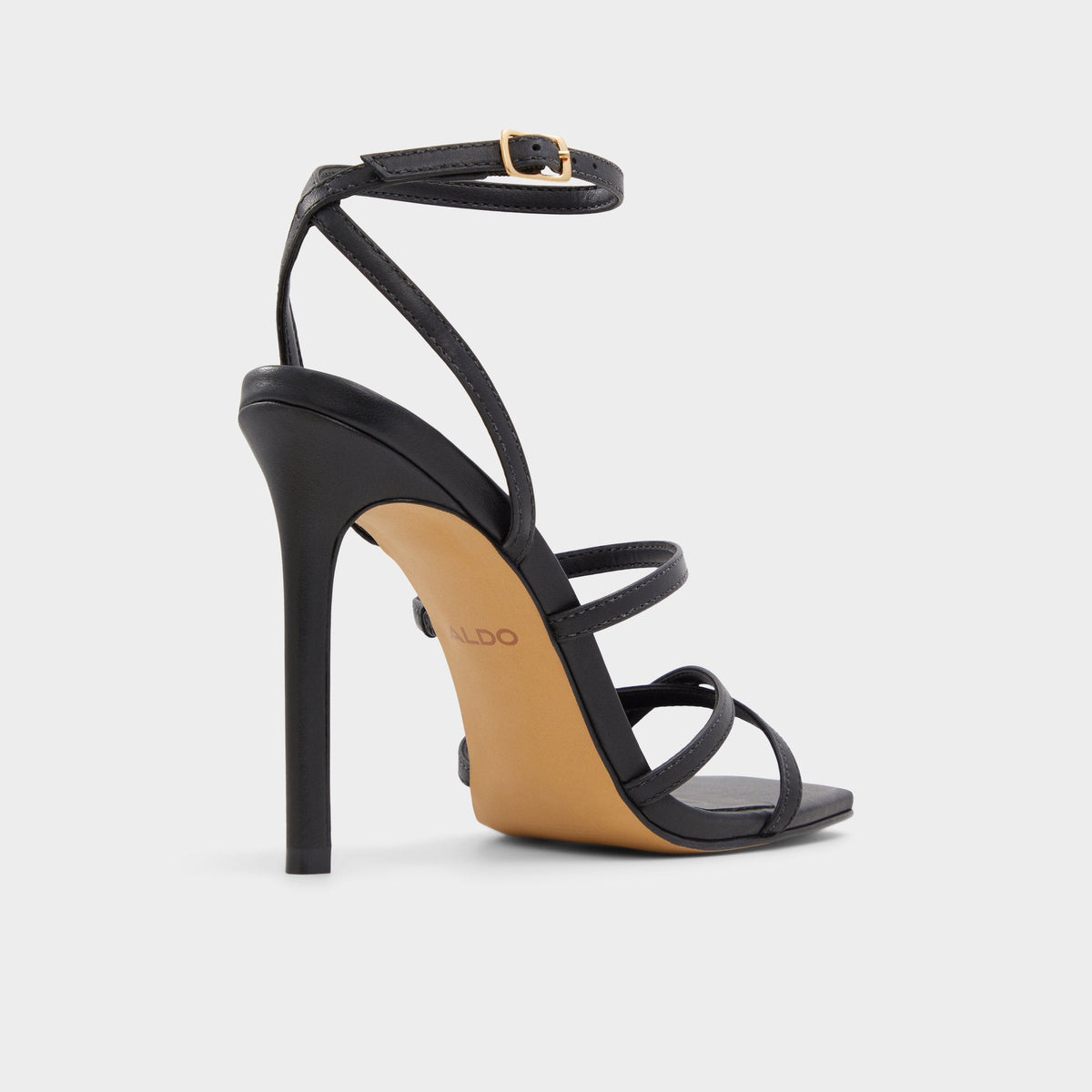 Galoi Black Women's Strappy sandals - Strappy heeled sandal | Aldo