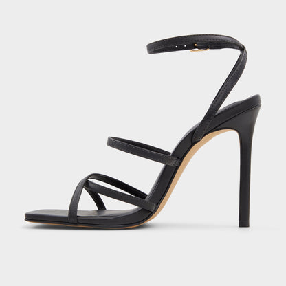 Galoi Black Women's Strappy sandals - Strappy heeled sandal | Aldo