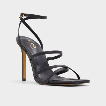 Galoi Black Women's Strappy sandals - Strappy heeled sandal | Aldo