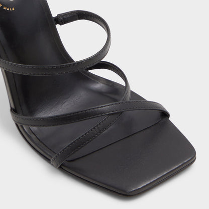 Galoi Black Women's Strappy sandals - Strappy heeled sandal | Aldo