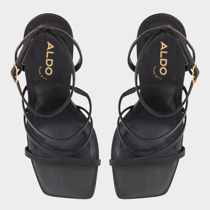 Galoi Black Women's Strappy sandals - Strappy heeled sandal | Aldo