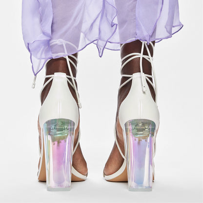 Onardonia in Open Natural - Strappy sandal, Block heel | Aldo
