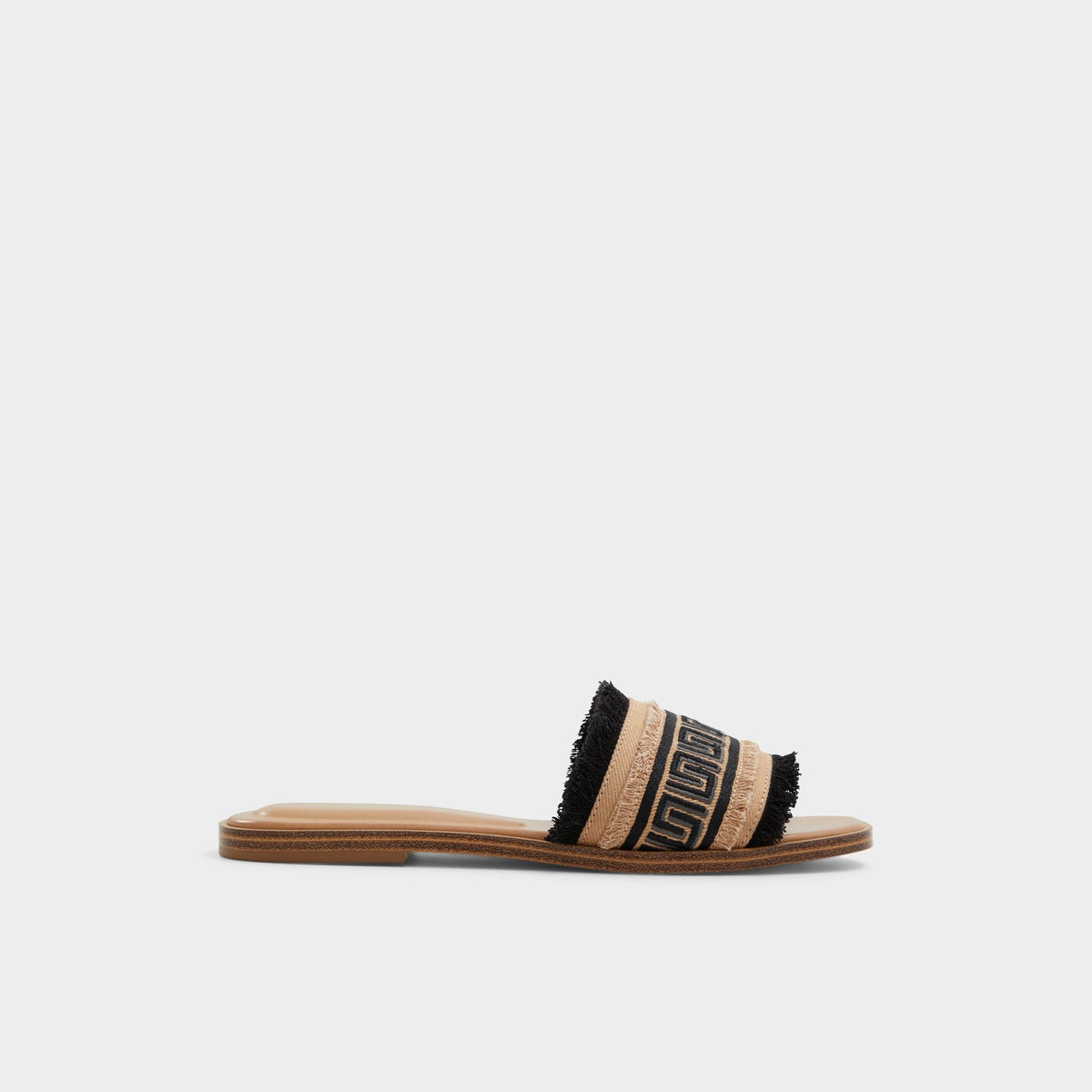 Nalani Open Black Women's Flats - Slide sandal | Aldo
