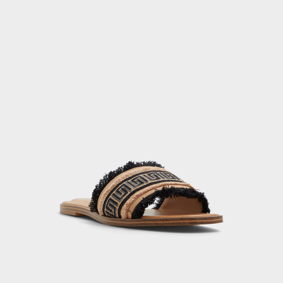 Nalani Open Black Women's Flats - Slide sandal | Aldo
