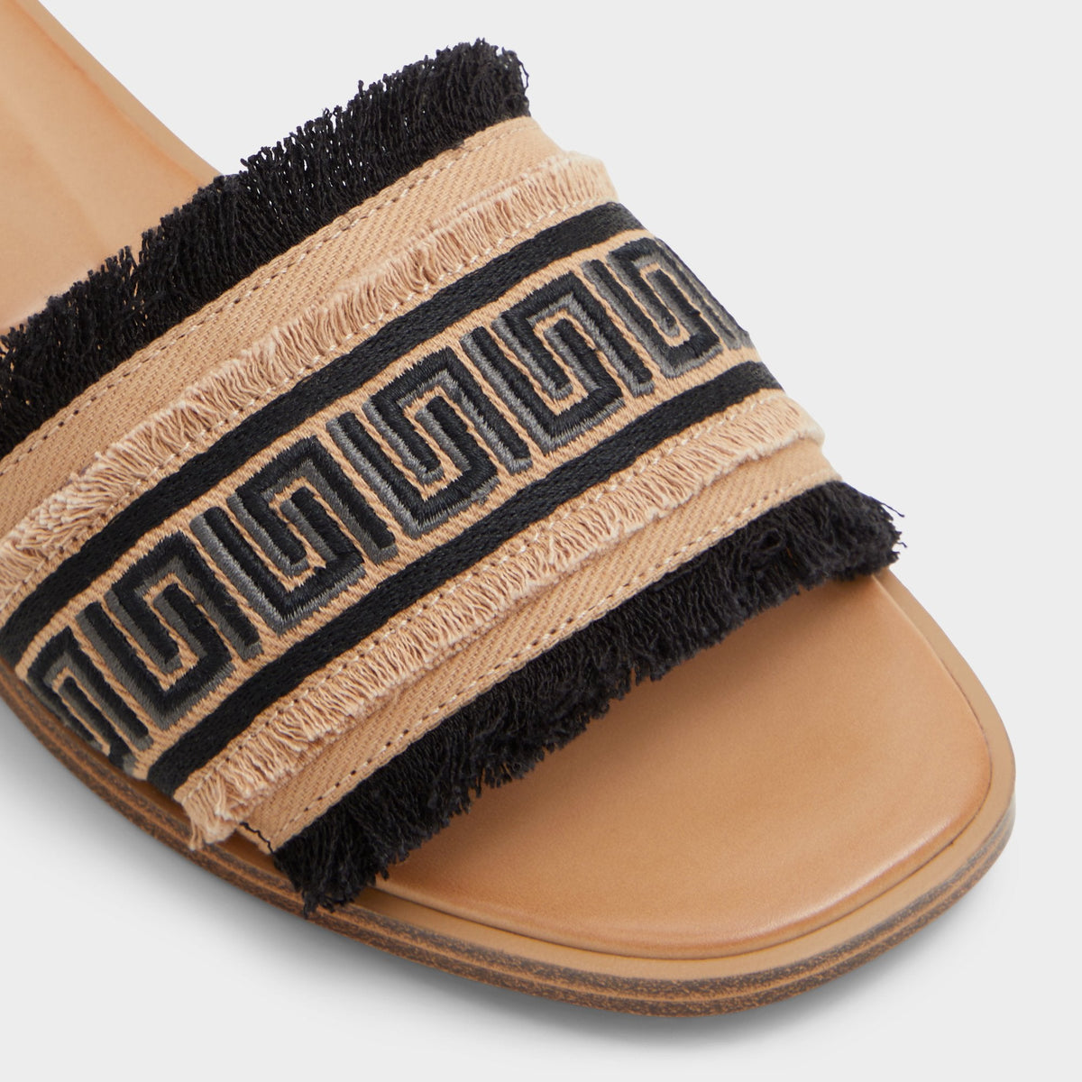 Nalani Open Black Women's Flats - Slide sandal | Aldo