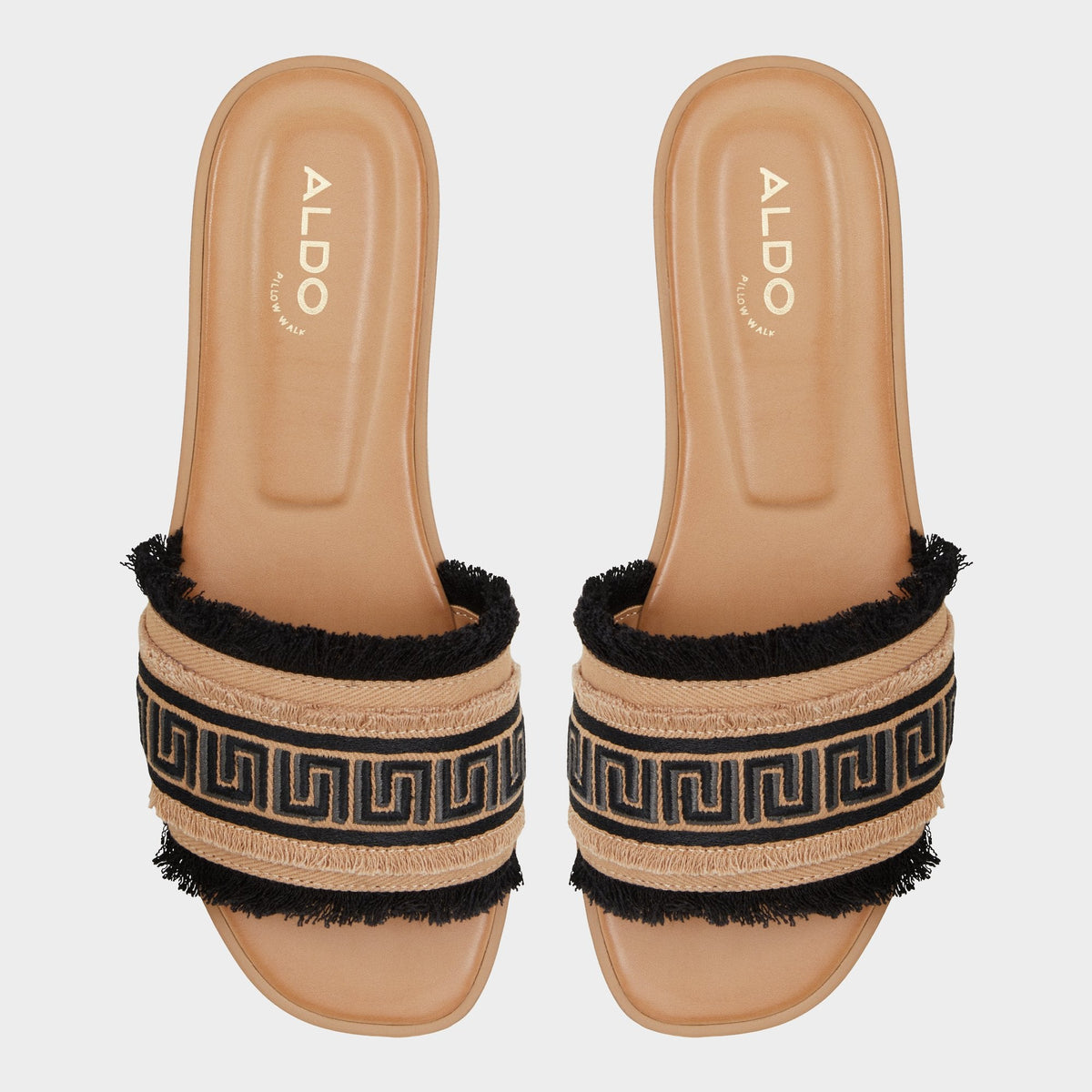 Nalani Open Black Women's Flats - Slide sandal | Aldo