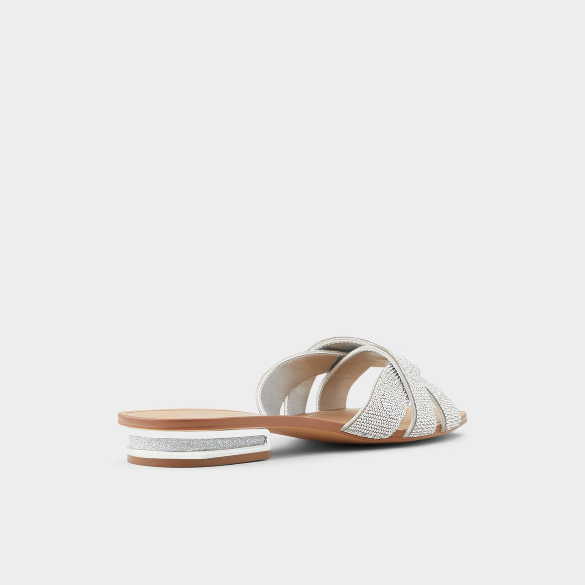 Coredith Silver Women's Flats - Slide sandal | Aldo