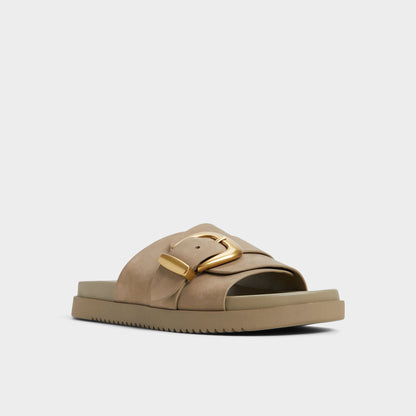 Alenana Other Green Women's Footbed sandals - Footbed sandal, Footbed sandal | Aldo