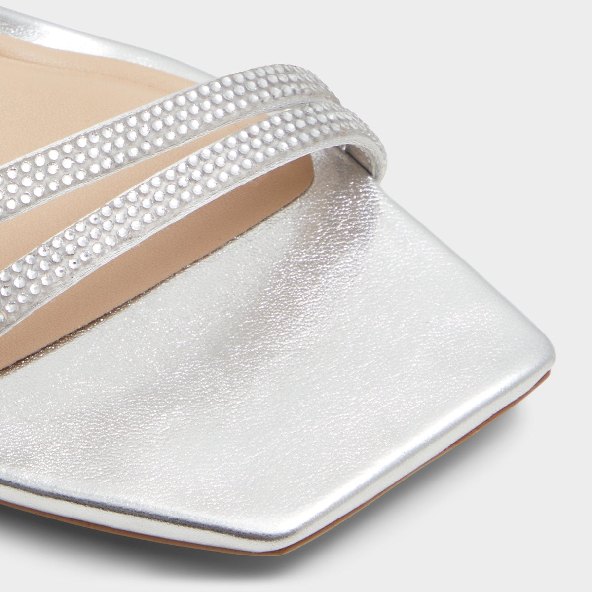 Phaedra in Silver - Strappy stiletto sandal | Aldo