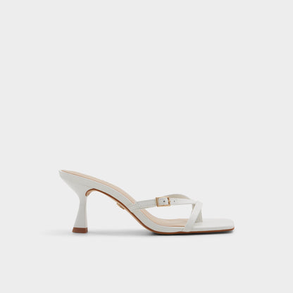Gannever White/Bone Women's Heeled sandals -  | Aldo