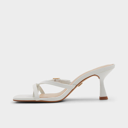 Gannever White/Bone Women's Heeled sandals -  | Aldo