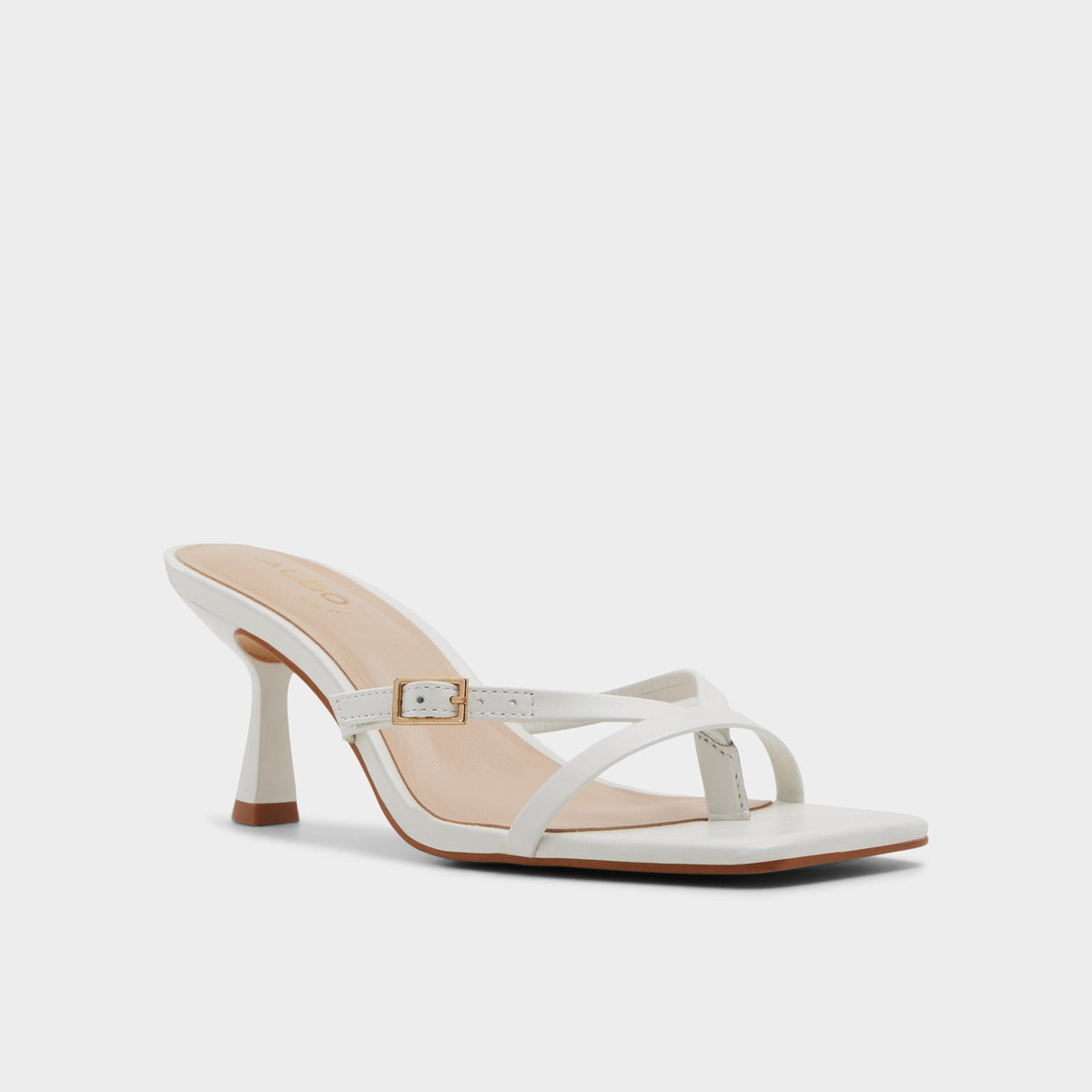 Gannever White/Bone Women's Heeled sandals -  | Aldo