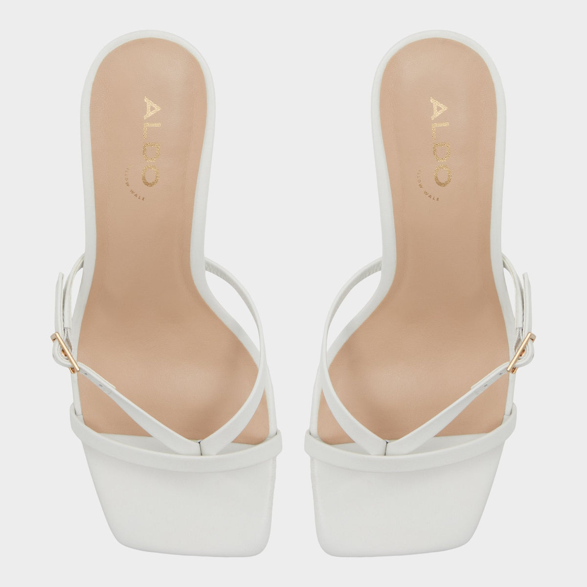 Gannever White/Bone Women's Heeled sandals -  | Aldo