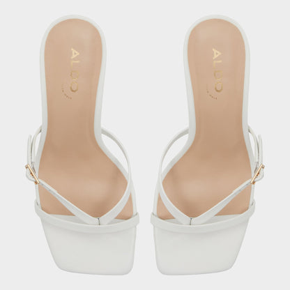 Gannever White/Bone Women's Heeled sandals -  | Aldo