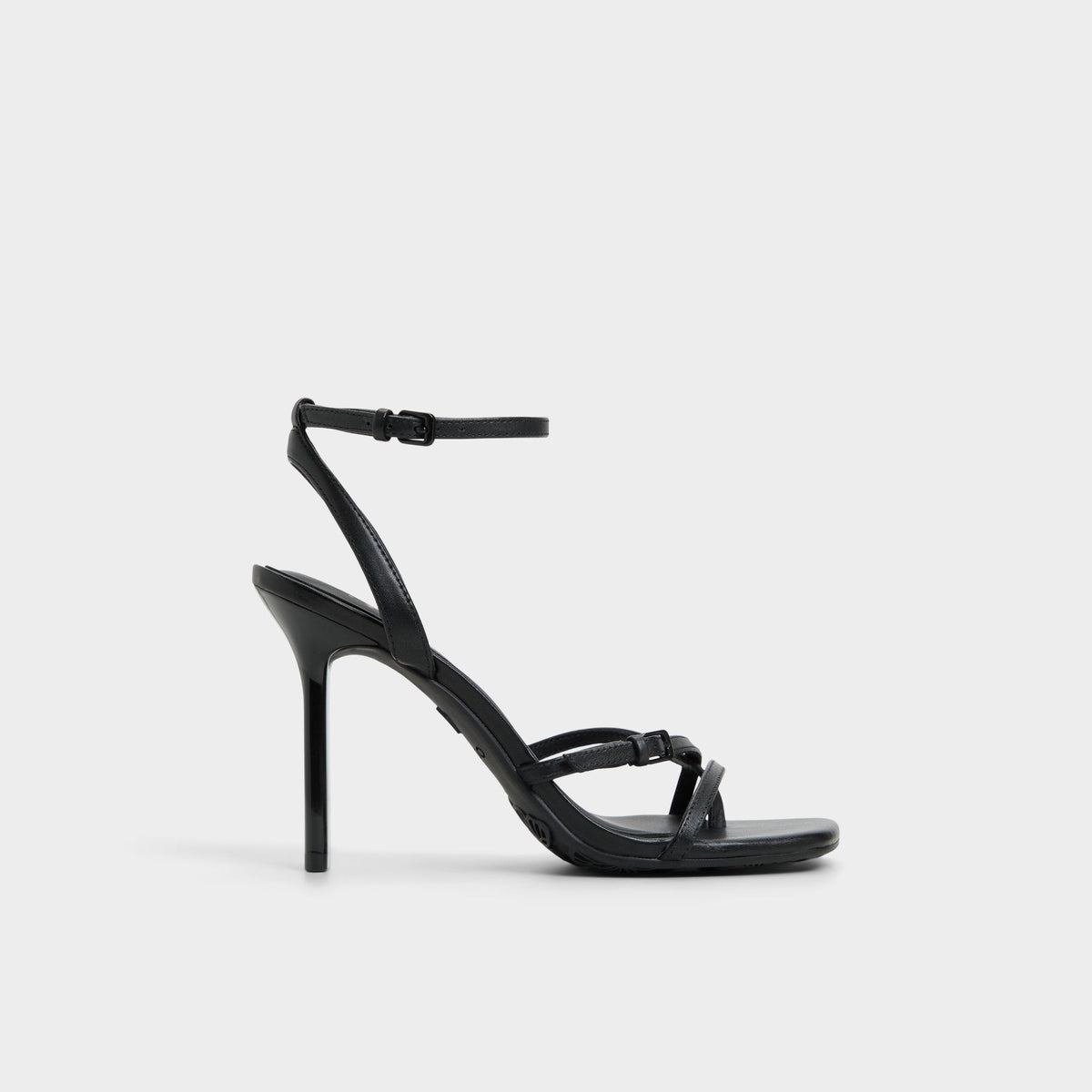 Conney Black Women's Heeled sandals - Strappy heeled sandal, Stiletto heel | Aldo