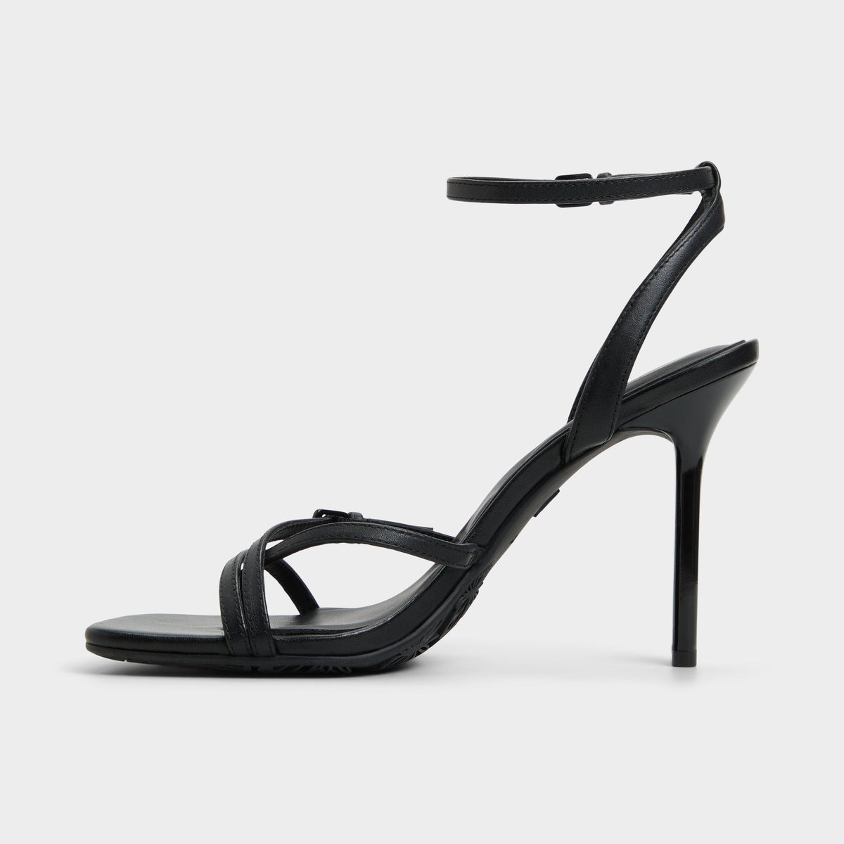 Conney Black Women's Heeled sandals - Strappy heeled sandal, Stiletto heel | Aldo