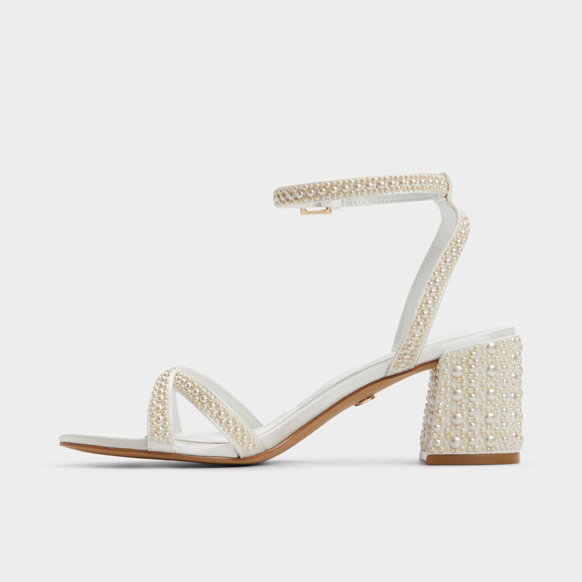 Bouclettie Other White Women's Block heels - Strappy heeled sandal, Block heel | Aldo