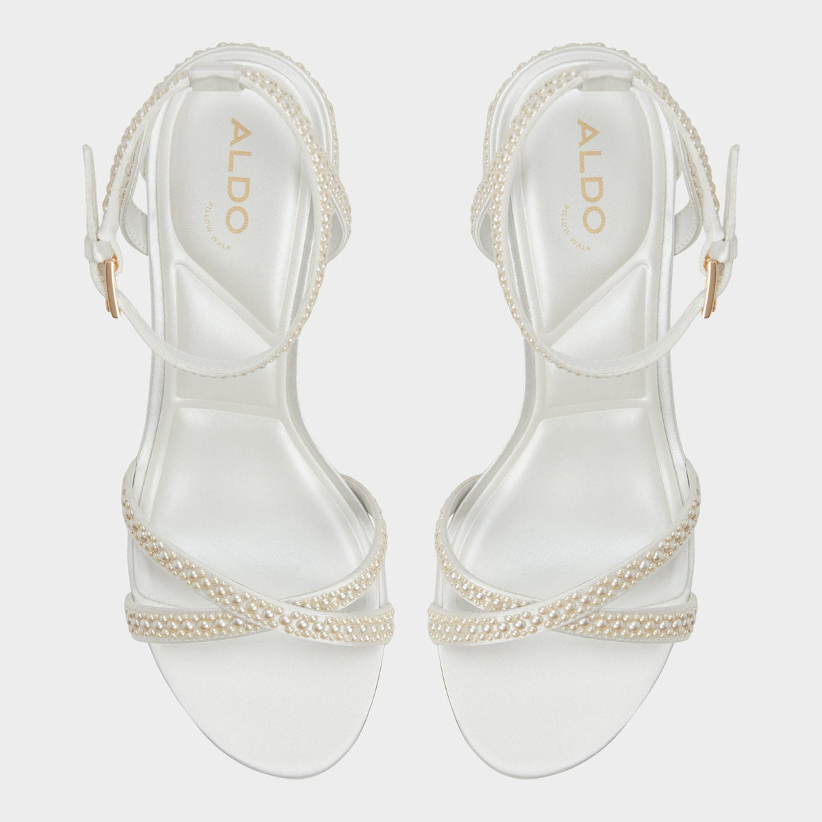 Bouclettie Other White Women's Block heels - Strappy heeled sandal, Block heel | Aldo
