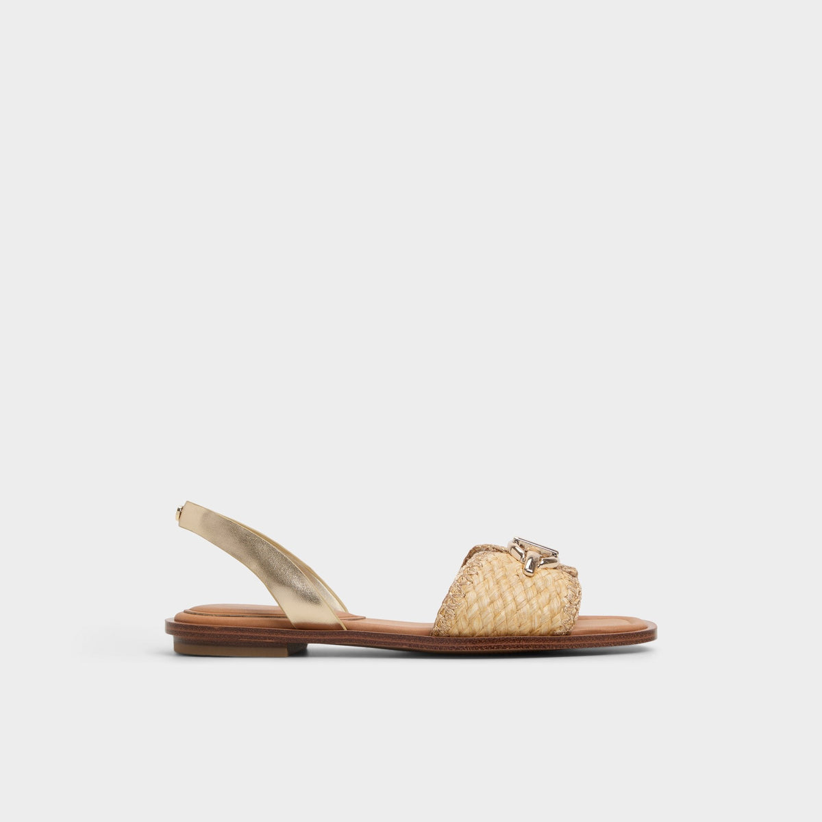 Goassi Gold Women's Iridescent metallics - Flat sandal | Aldo