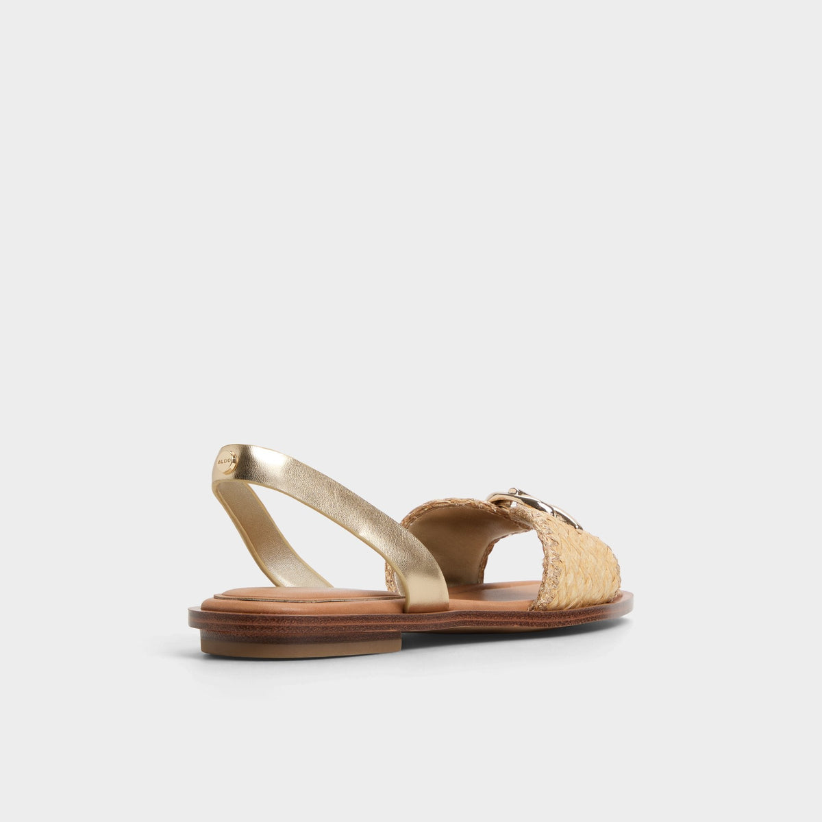 Goassi Gold Women's Iridescent metallics - Flat sandal | Aldo