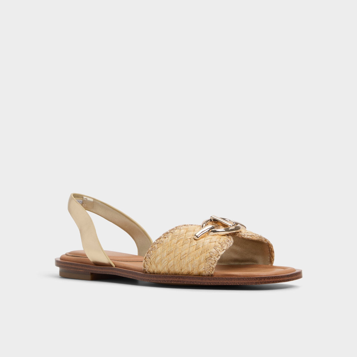 Goassi Gold Women's Iridescent metallics - Flat sandal | Aldo