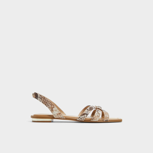 Marassita Brown Multi Women's Slingbacks - Flat sandal | Aldo