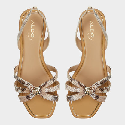 Marassita Brown Multi Women's Slingbacks - Flat sandal | Aldo