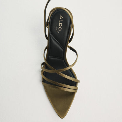 Solania Other Green Women's Strappy sandals - Strappy heeled sandal, Stiletto heel | Aldo
