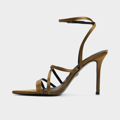 Solania Other Green Women's Strappy sandals - Strappy heeled sandal, Stiletto heel | Aldo