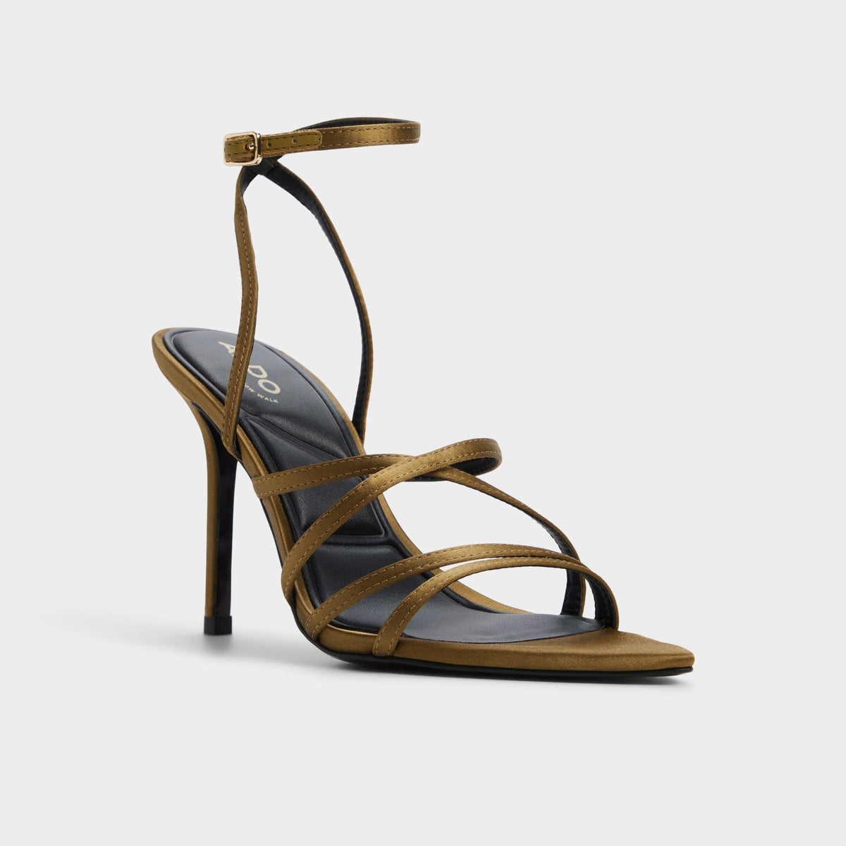 Solania Other Green Women's Strappy sandals - Strappy heeled sandal, Stiletto heel | Aldo