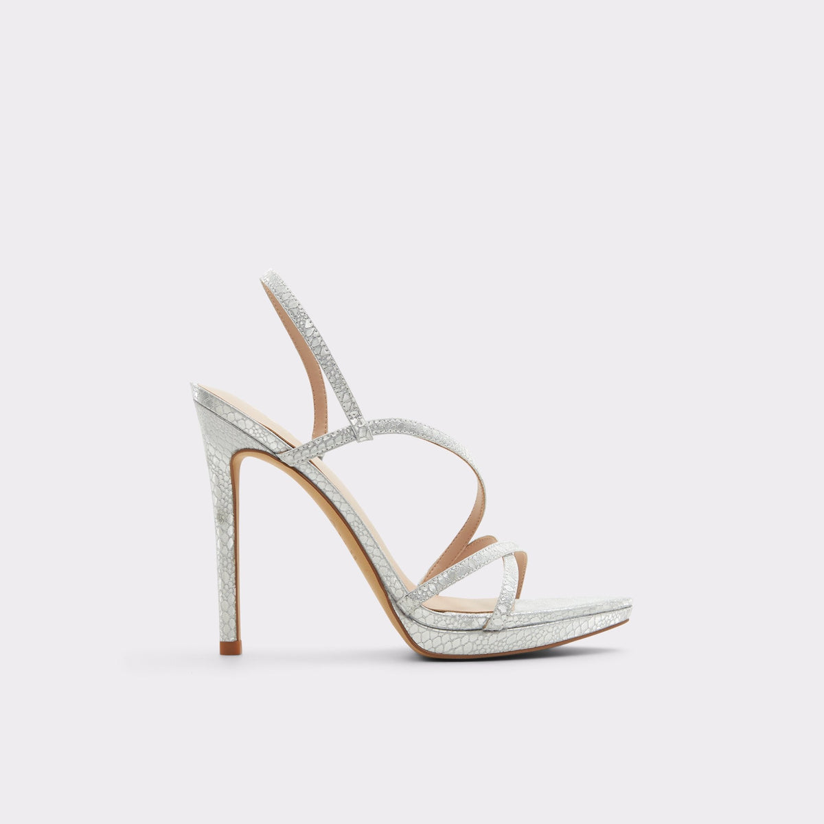 Resurge in Silver - Strappy stiletto sandal, Stiletto heel | Aldo