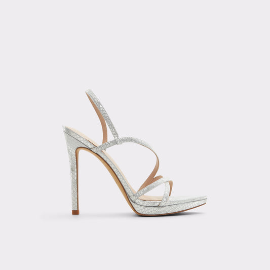 Resurge in Silver - Strappy stiletto sandal, Stiletto heel | Aldo
