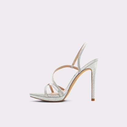 Resurge in Silver - Strappy stiletto sandal, Stiletto heel | Aldo